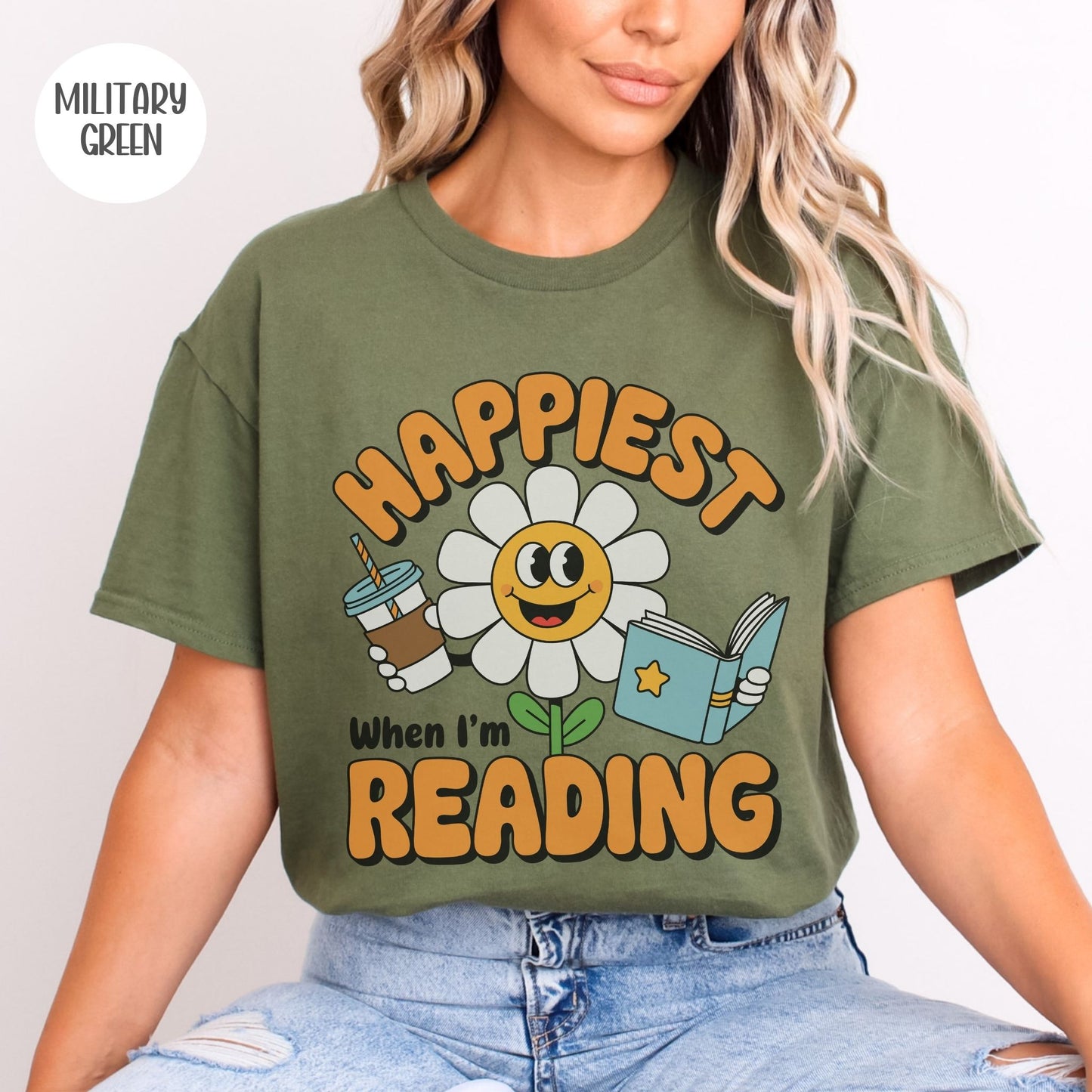 Happiest when I'm Reading T-Shirt