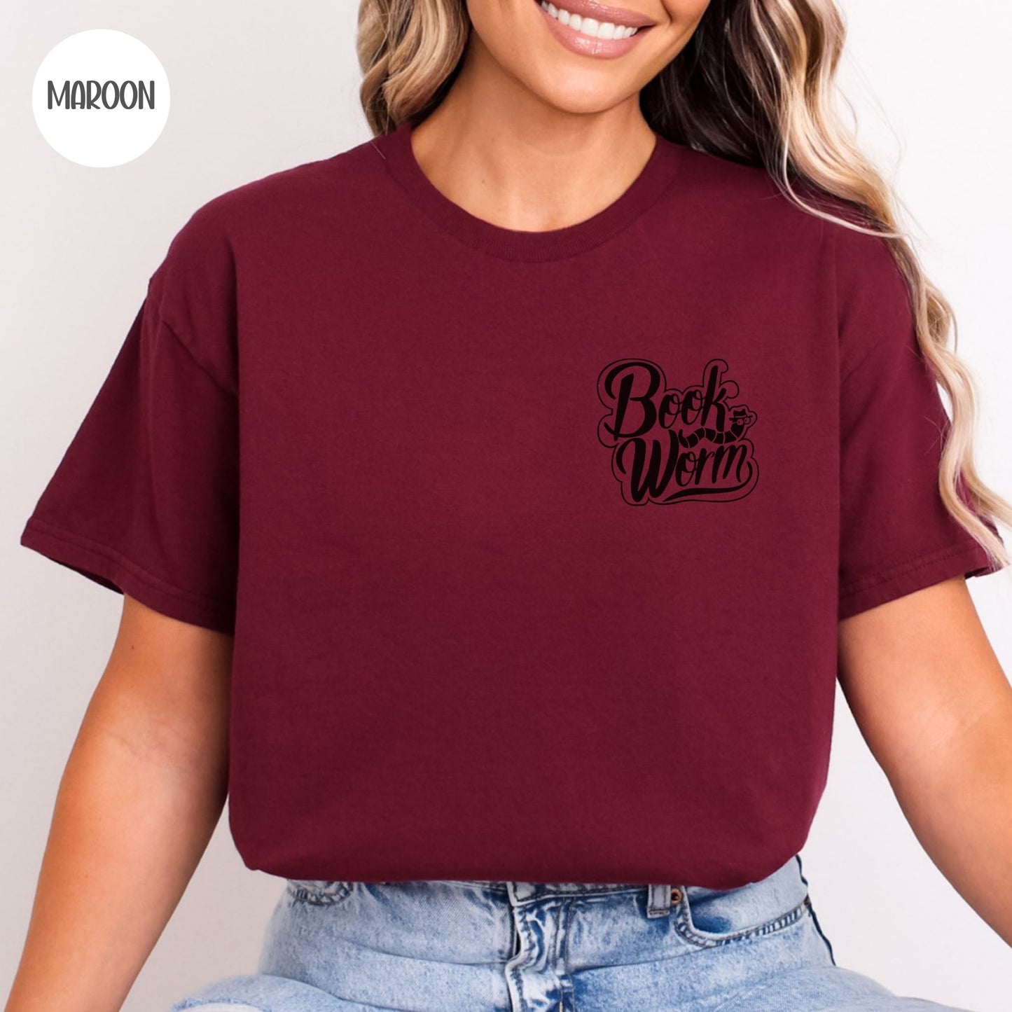 Bookworm Pocket Graphic T-Shirt