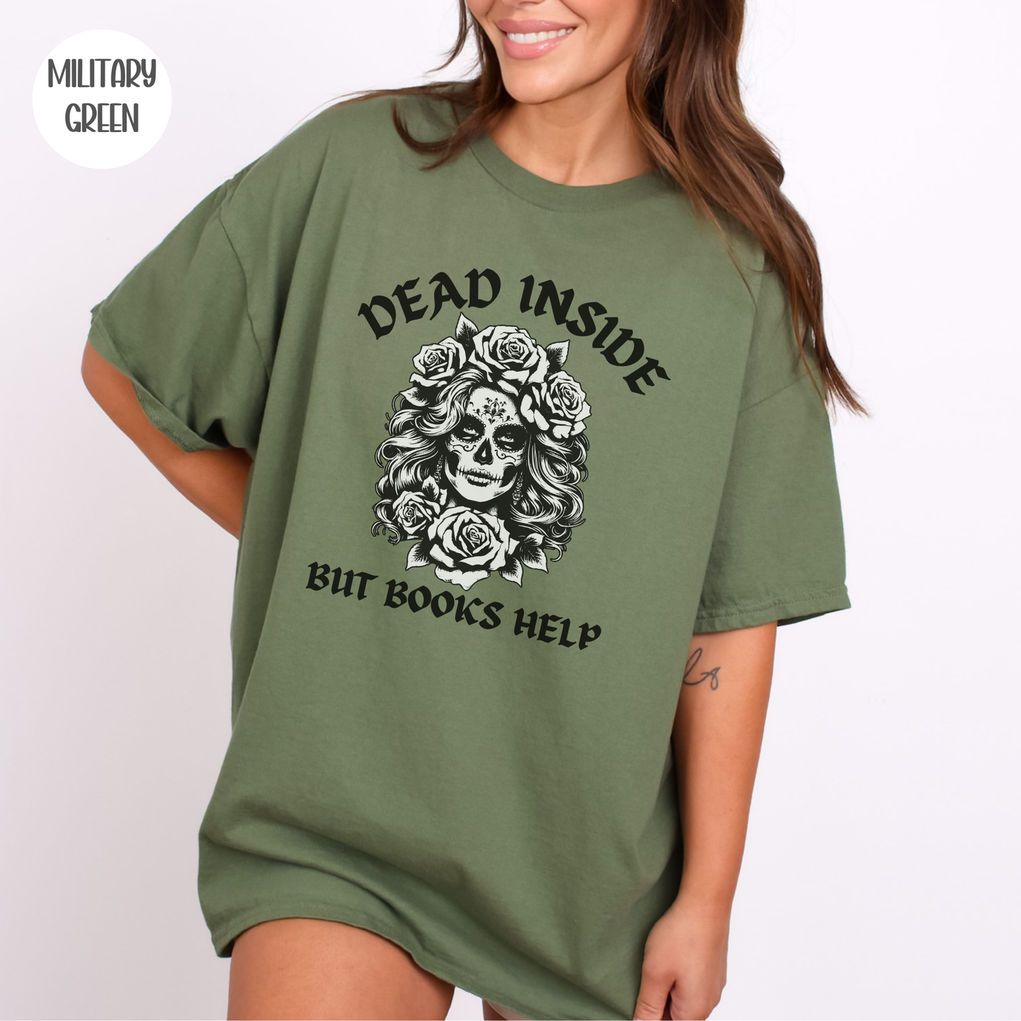 Dead Inside but Books Help T-Shirt