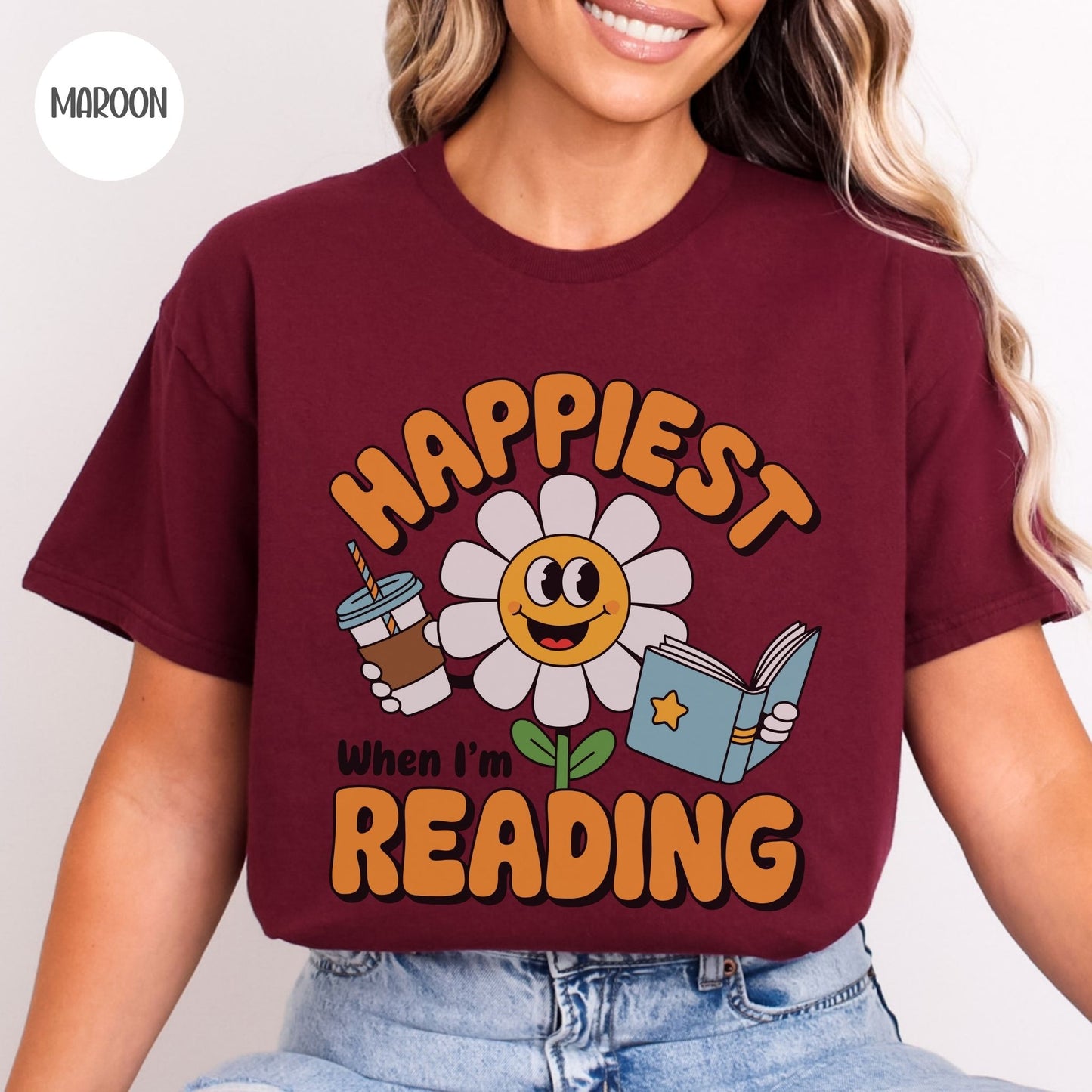 Happiest when I'm Reading T-Shirt