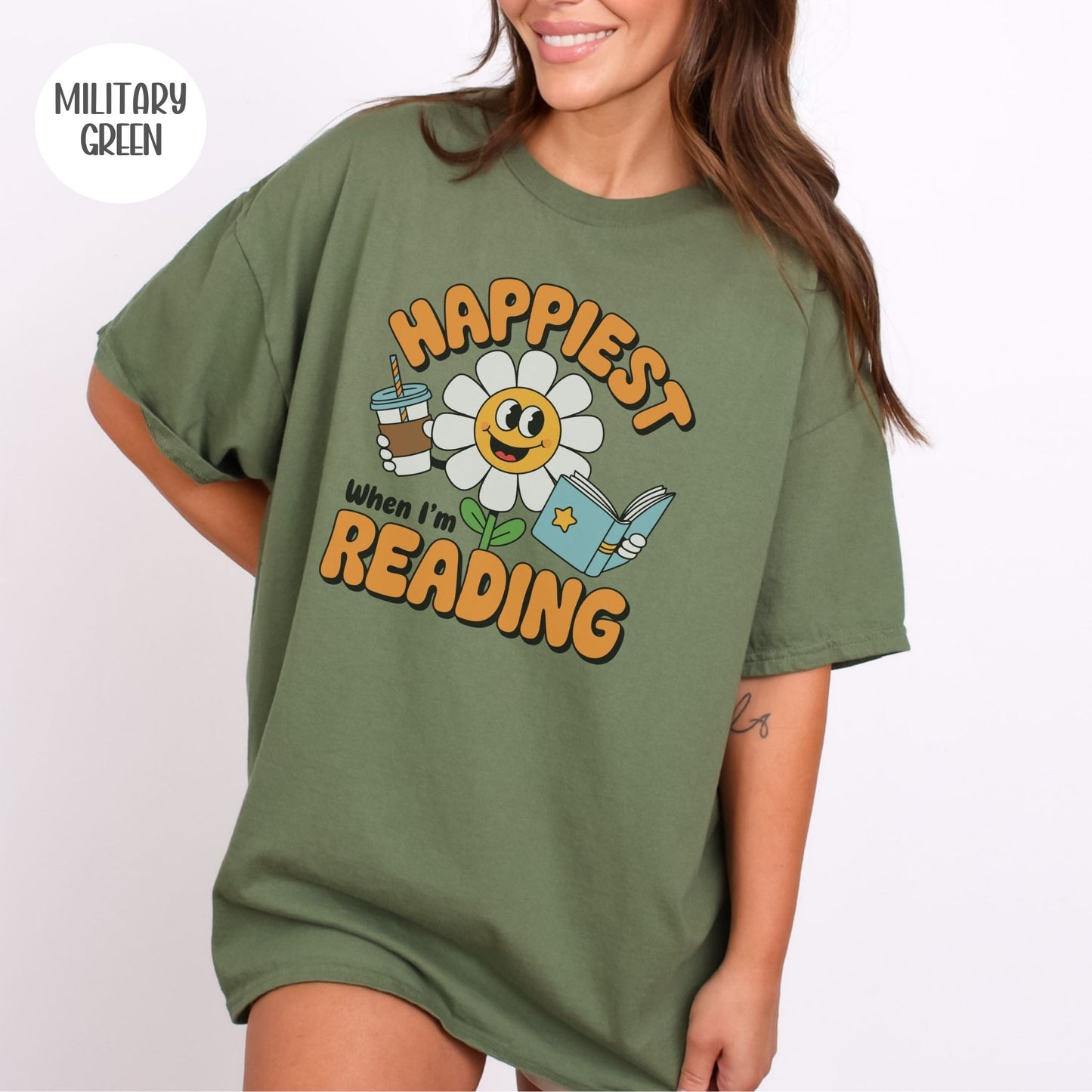 Happiest when I'm Reading T-Shirt