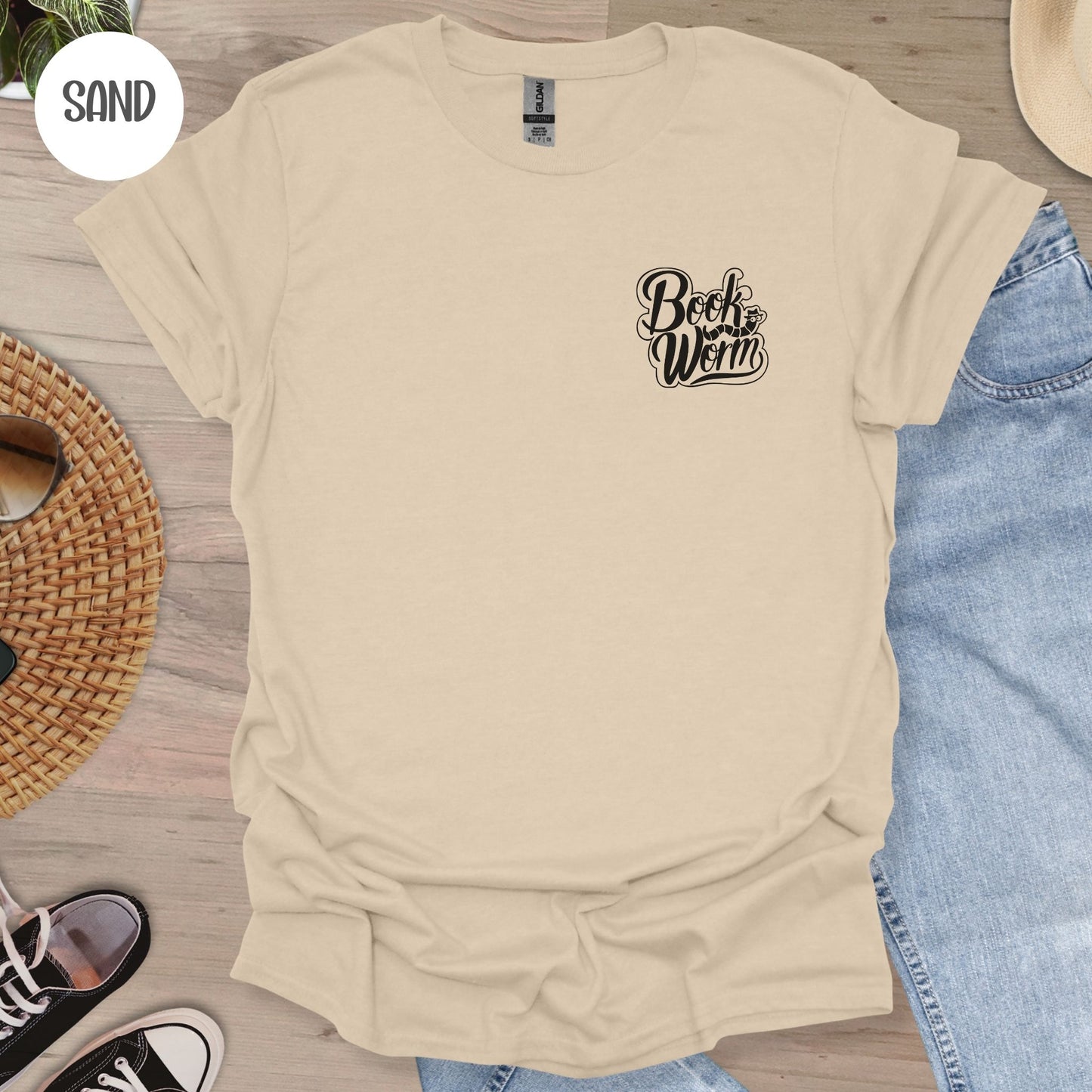 Bookworm Pocket Graphic T-Shirt