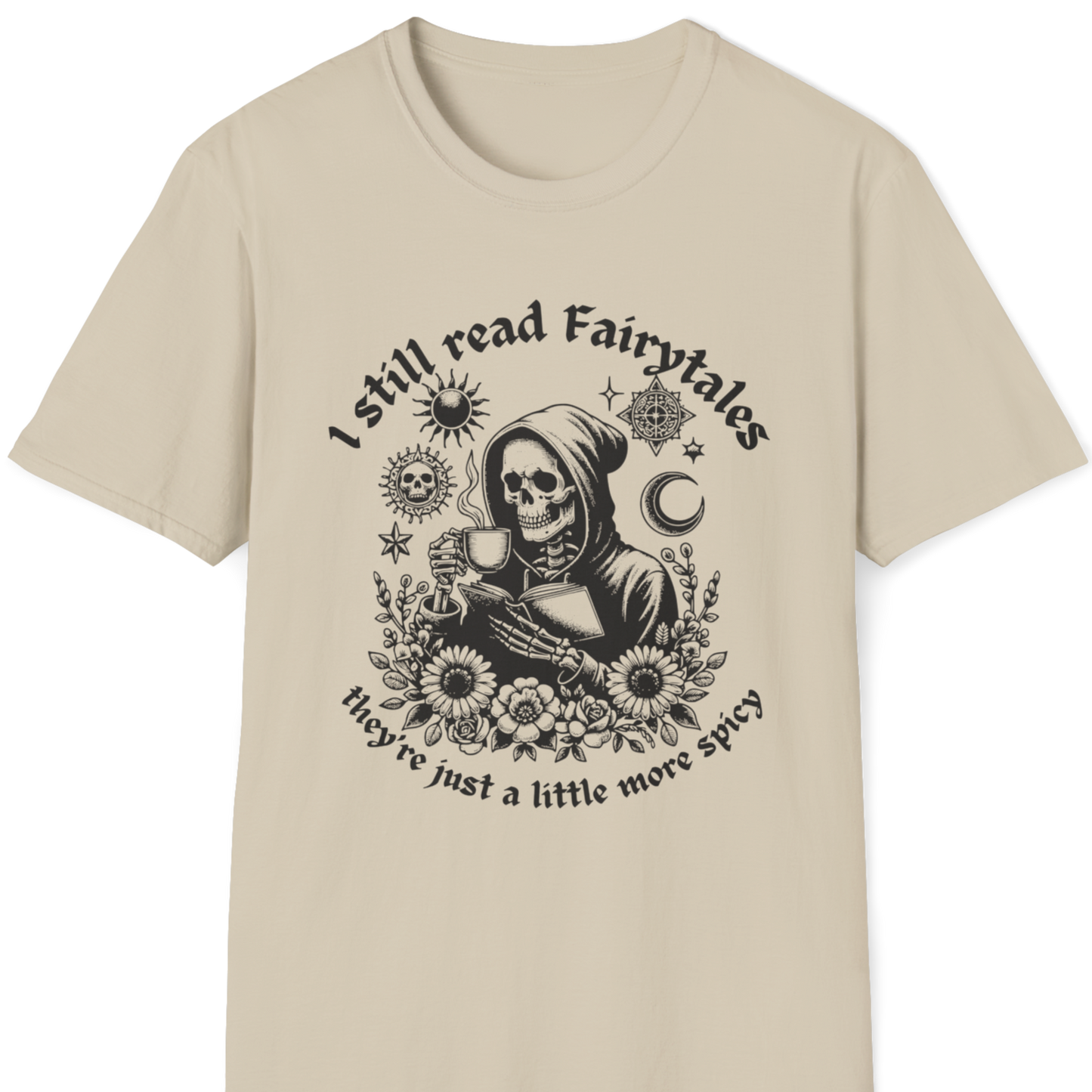 I Still Read Fairytales T-shirt-Stripeypeach