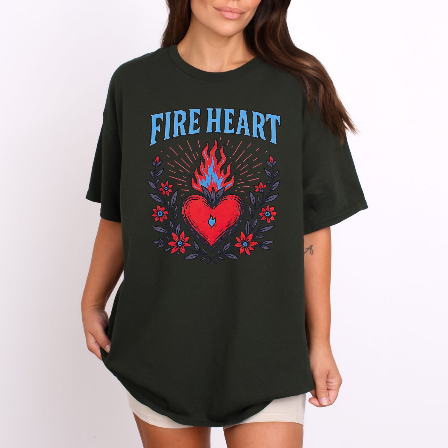 Fireheart | Book T-Shirt-Stripeypeach
