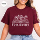 Booktrovert Wildflower T-shirt-Stripeypeach