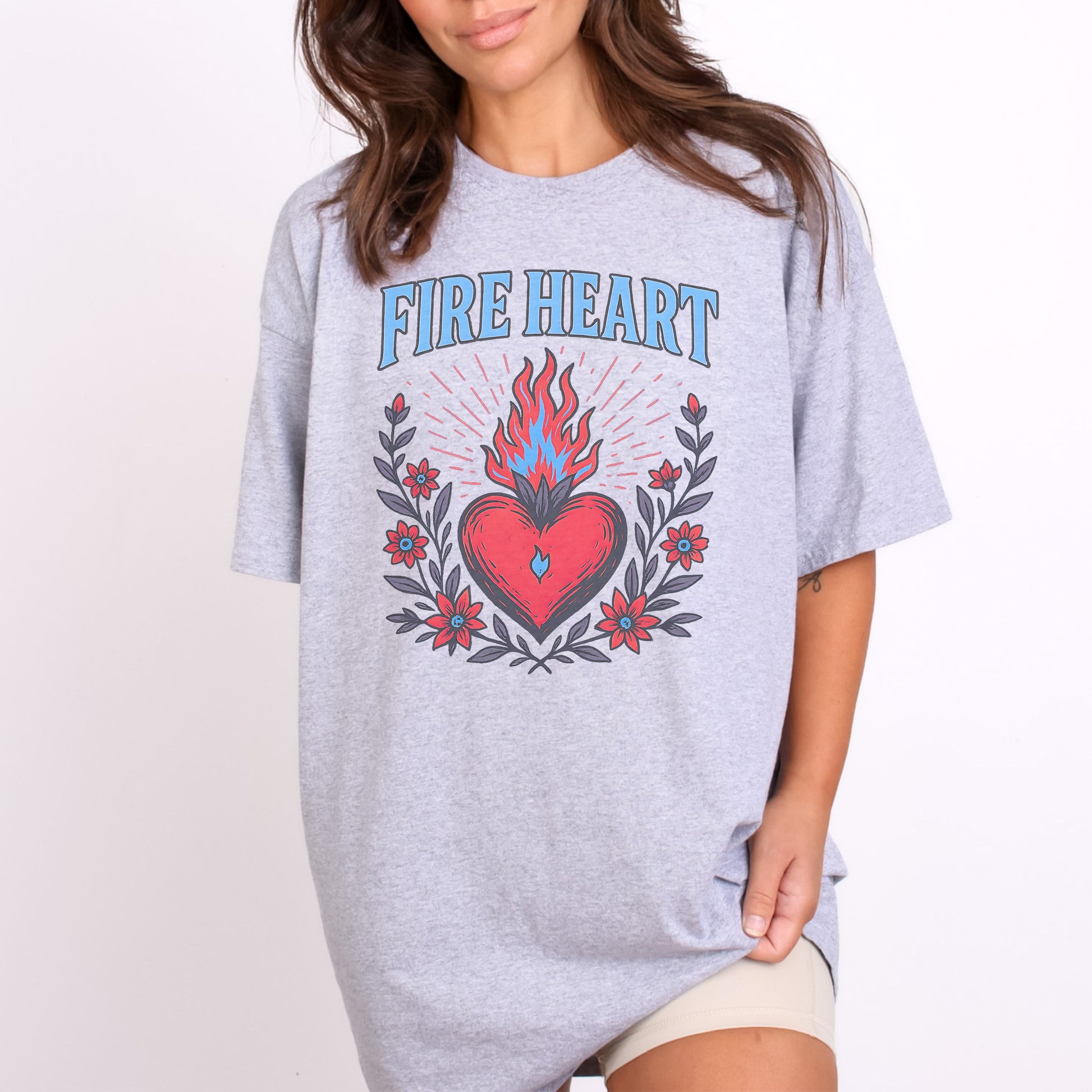 Fireheart | Book T-Shirt-Stripeypeach