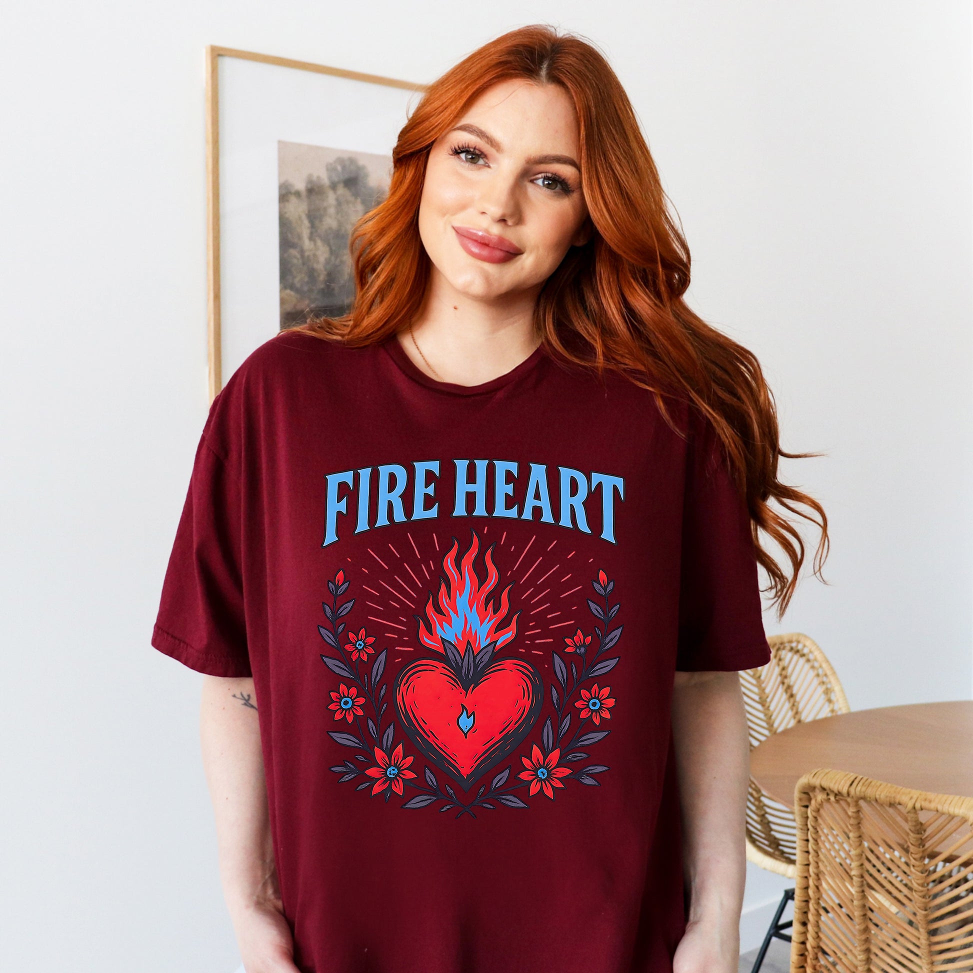 Fireheart | Book T-Shirt-Stripeypeach