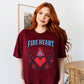Fireheart | Book T-Shirt-Stripeypeach