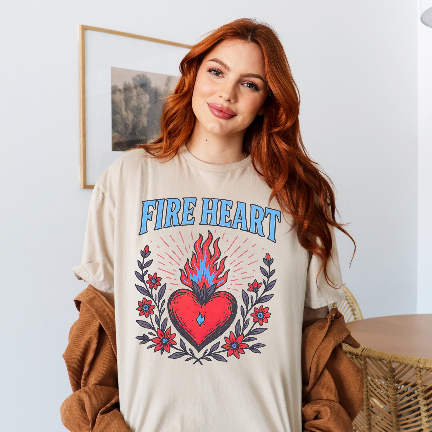 Fireheart | Book T-Shirt-Stripeypeach