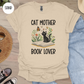 Cat Mother Book Lover T-Shirt-Stripeypeach