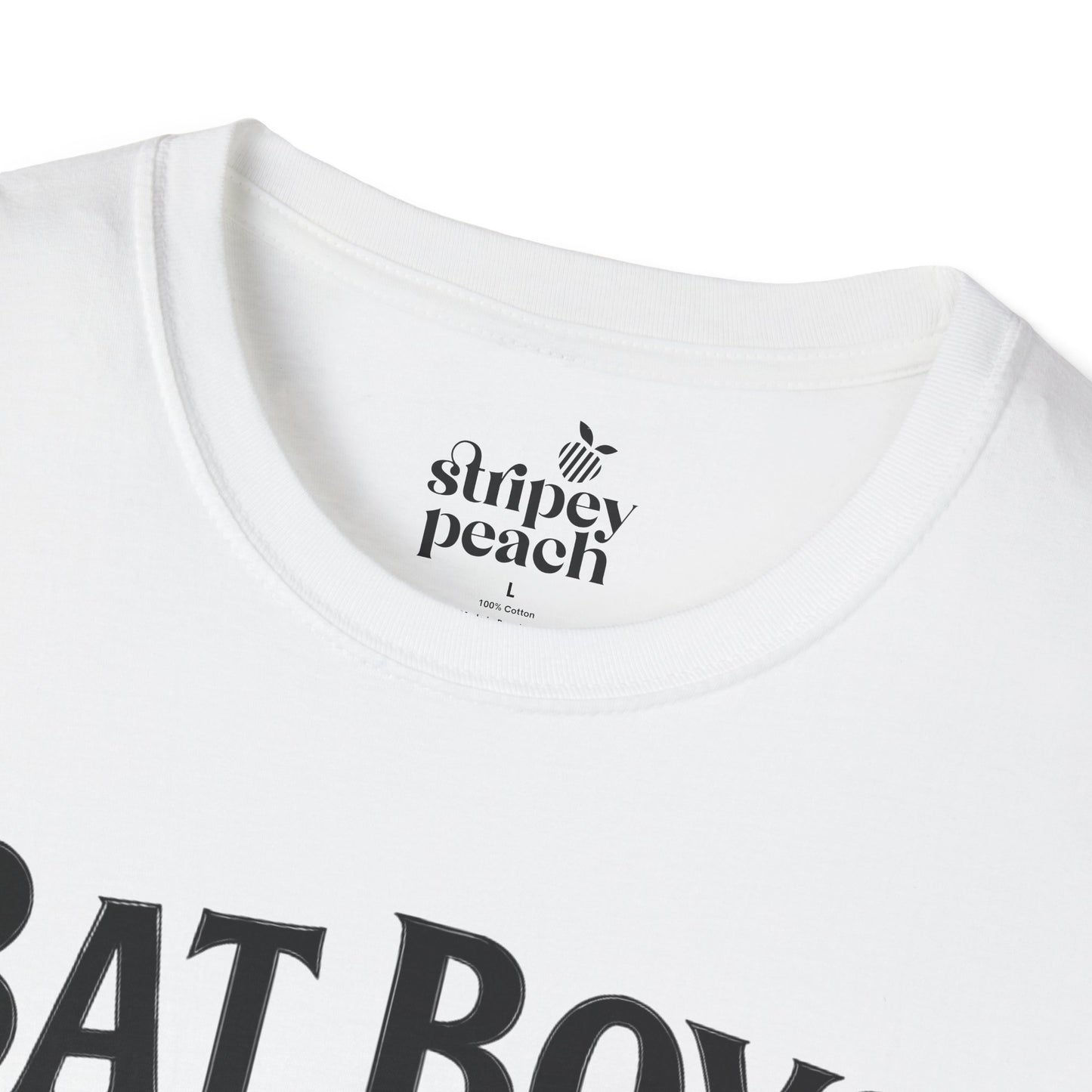 Bat Boys Fan Club |Book T-shirt-Stripeypeach