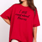 I Still Read about Faeries | Fantasy Book T-Shirt-Stripeypeach