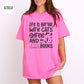 Life is Better with Cats Coffee & Books T-Shirt-Stripeypeach