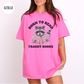 Born to Read Trashy Books T-Shirt-Stripeypeach