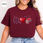 Peace Love Books T-Shirt-Stripeypeach