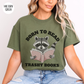 Born to Read Trashy Books T-Shirt-Stripeypeach