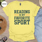 Reading is My Favorite Sport T-Shirt