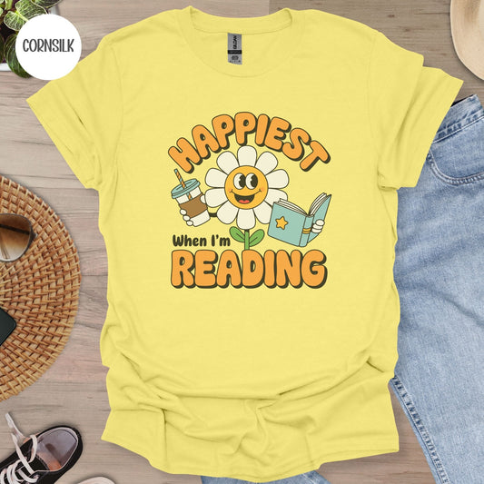 Happiest when I'm Reading T-Shirt
