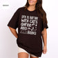 Life is Better with Cats Coffee & Books T-Shirt-Stripeypeach
