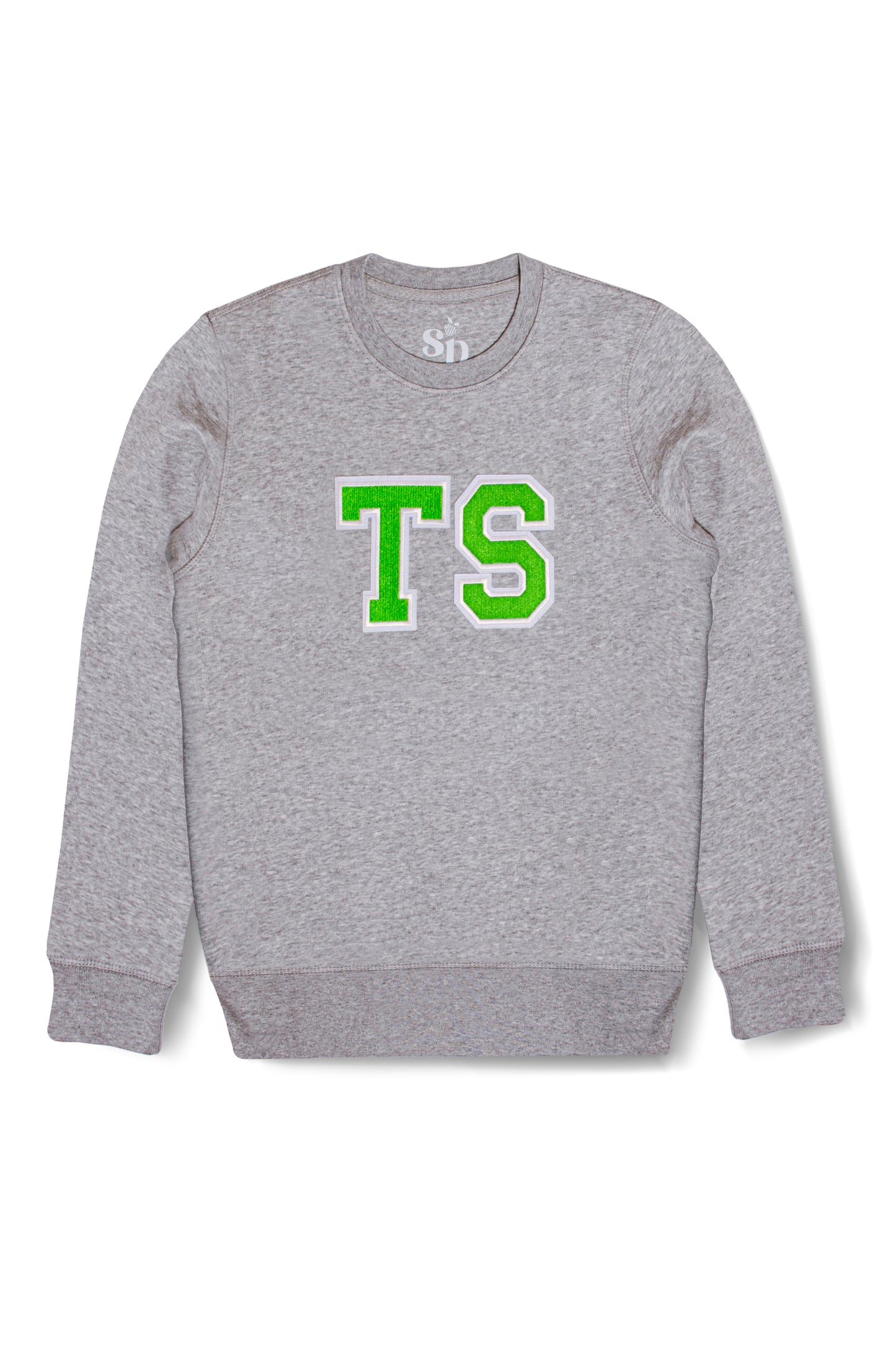 Organic Cotton Double Initial Patch Personalised Sweatshirt