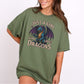 Just a Girl who loves Dragons | Fantasy Book T-Shirt-Stripeypeach