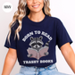 Born to Read Trashy Books T-Shirt-Stripeypeach