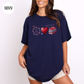 Peace Love Books T-Shirt-Stripeypeach