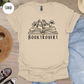 Booktrovert Wildflower T-shirt-Stripeypeach