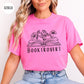 Booktrovert Wildflower T-shirt-Stripeypeach