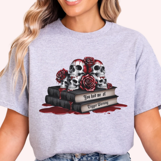 Trigger Warning T-Shirt-Stripeypeach