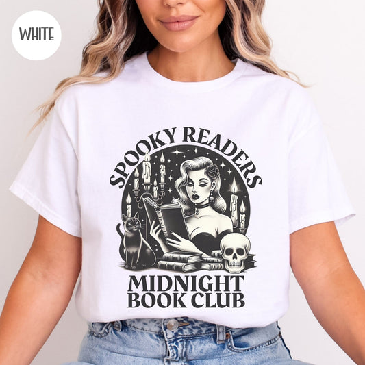 Spooky Readers Midnight Book Club T-Shirt