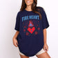Fireheart | Book T-Shirt-Stripeypeach
