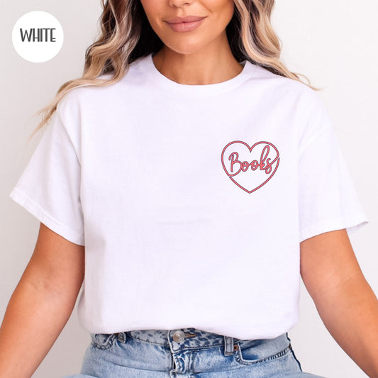 Books Pocket Heart T-Shirt