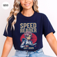 Speed Reader Anime Style T-Shirt-Stripeypeach