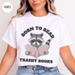 Born to Read Trashy Books T-Shirt-Stripeypeach
