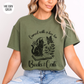 Cursed with a Love for Books & Cats T-Shirt-Stripeypeach
