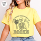 There's Never Enough Time for Books Skeleton T-Shirt-Stripeypeach
