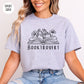 Booktrovert Wildflower T-shirt-Stripeypeach