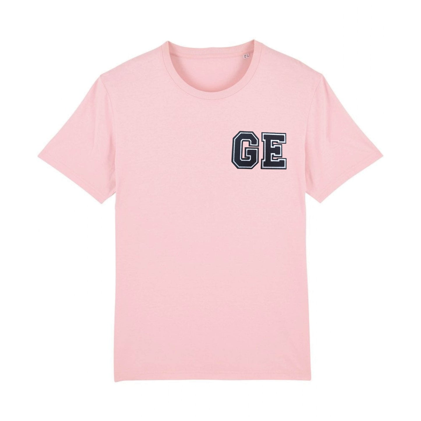 Organic Cotton Single or Double Initials Patch T-shirt