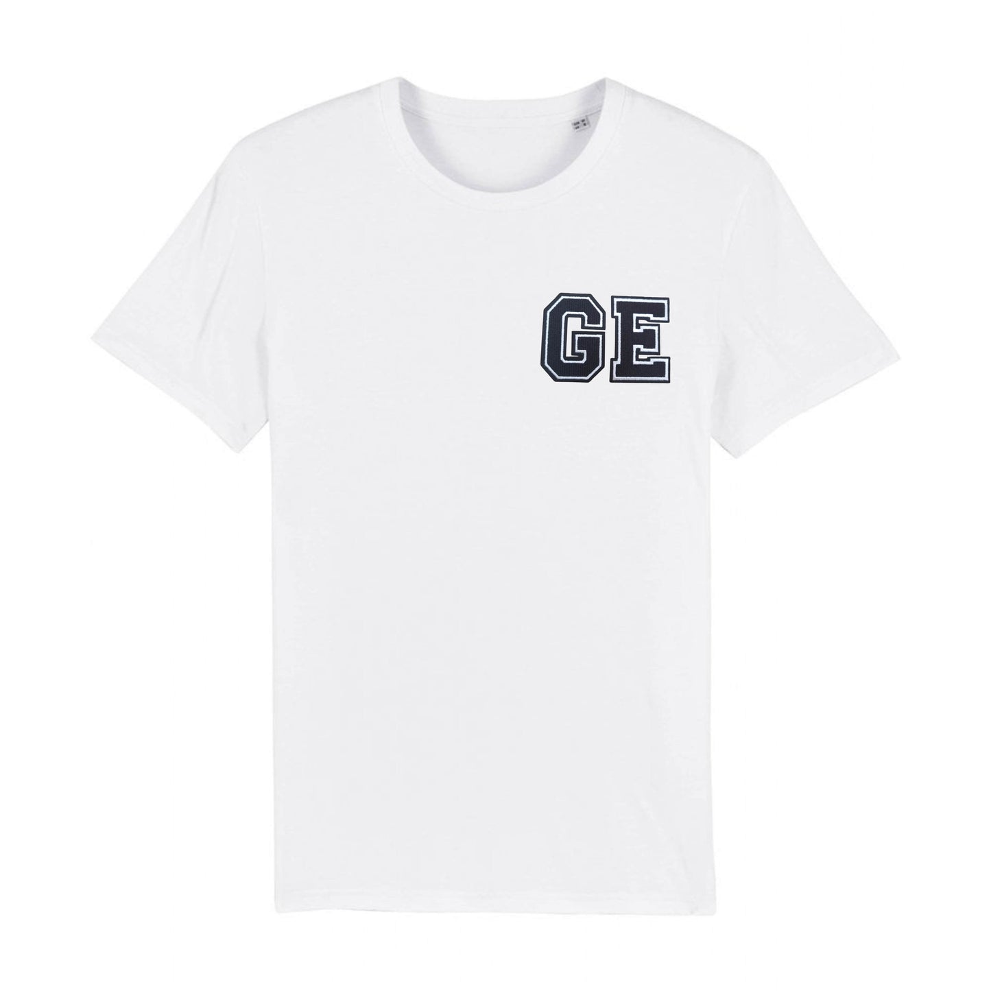 Organic Cotton Single or Double Initials Patch T-shirt