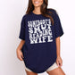 Somebody's Smut Reading Wife T-Shirt-Stripeypeach