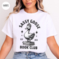 Sassy Book Club Goose T-shirt-Stripeypeach