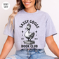 Sassy Book Club Goose T-shirt-Stripeypeach