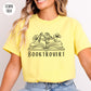 Booktrovert Wildflower T-shirt-Stripeypeach
