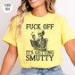 It's Getting Smutty Funny Reading Skeleton T-Shirt-Stripeypeach
