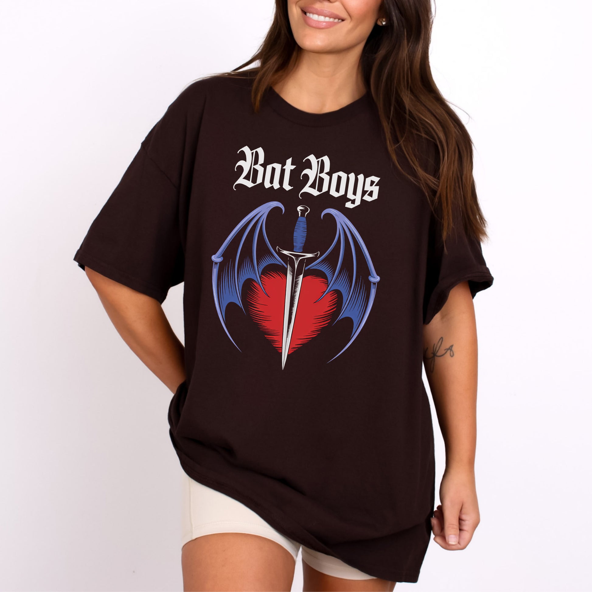 Bat Boys | ACOTAR Inspired Bookish T-Shirt-Stripeypeach