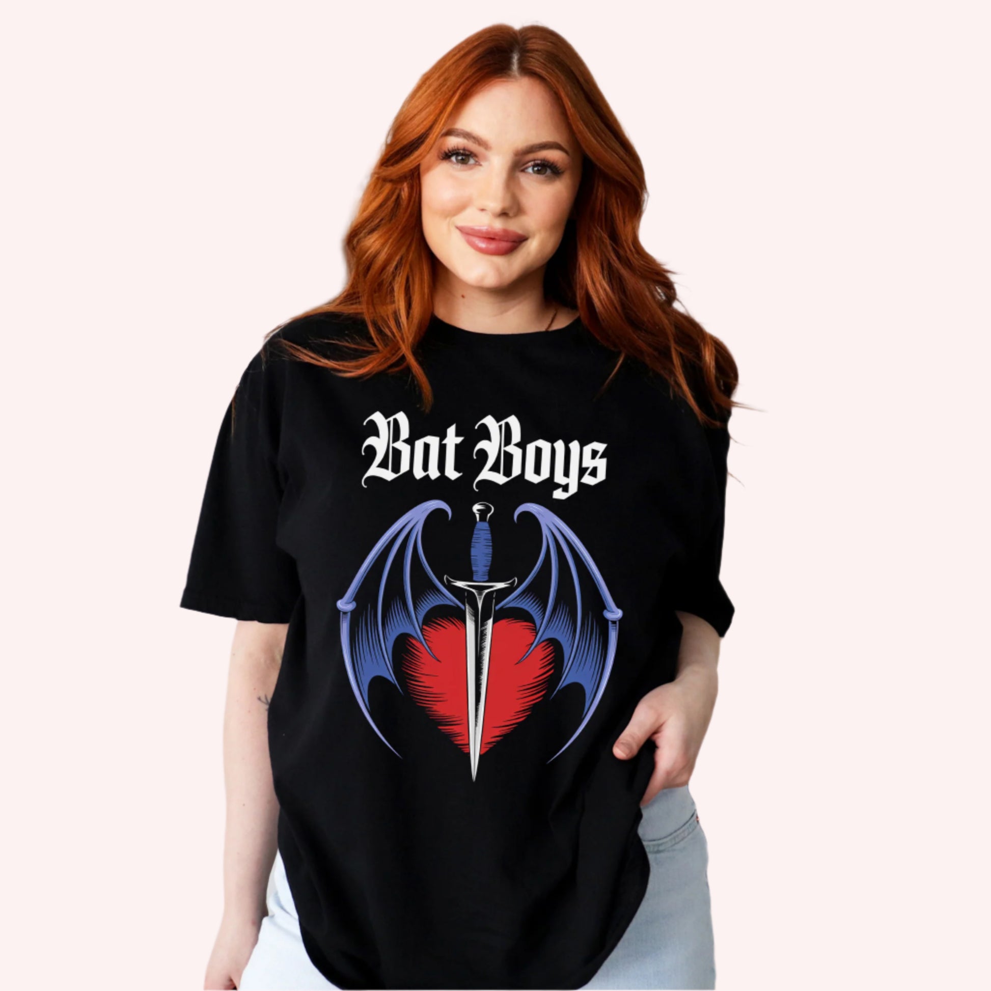 Bat Boys | ACOTAR Inspired Bookish T-Shirt-Stripeypeach