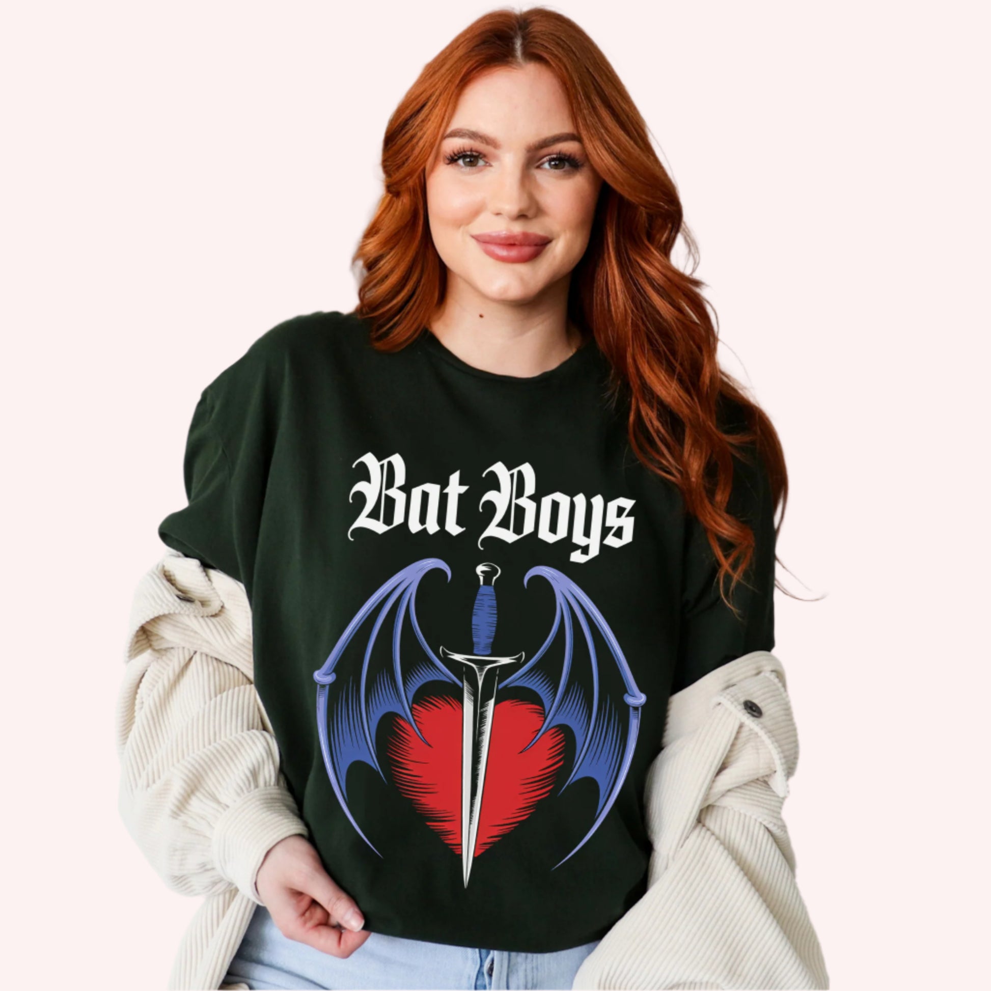Bat Boys | ACOTAR Inspired Bookish T-Shirt-Stripeypeach