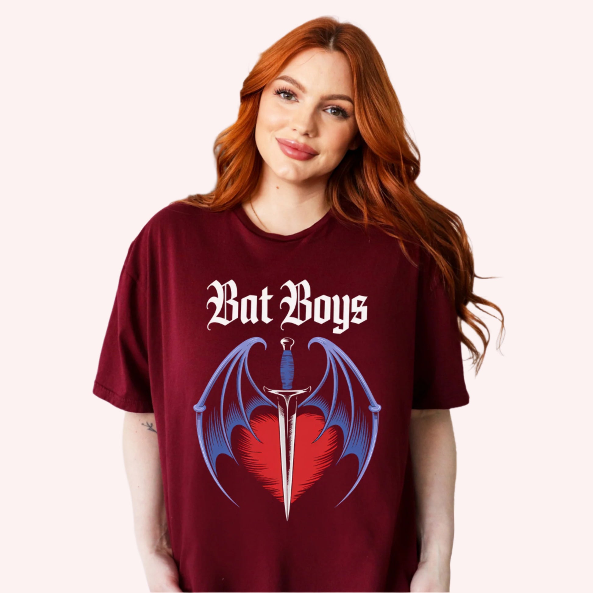 Bat Boys | ACOTAR Inspired Bookish T-Shirt-Stripeypeach
