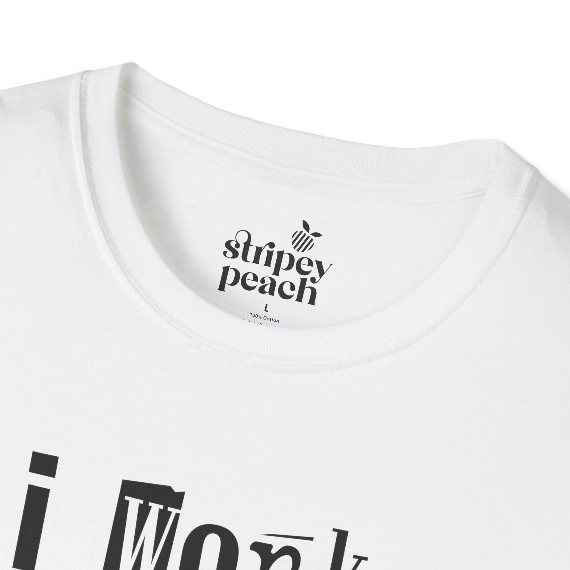 I Work So I Can Buy More Books T-Shirt-Stripeypeach